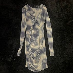 tiemesh, asymmetrical dress